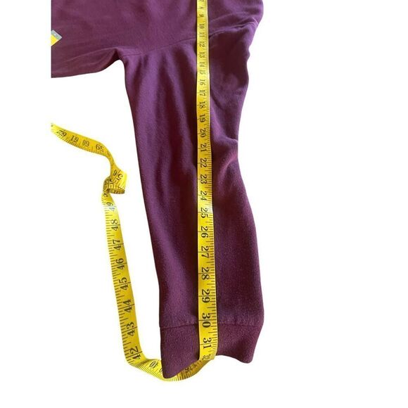 PINK Victoria’s Secret Womens Maroon Quarter Zip Pullover Sweatshirt Size Large - Picture 3 of 11